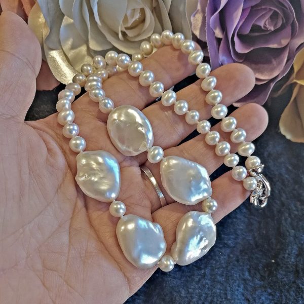 Freshwater Baroque Pearl Necklace Set (2 Items) - Image 3