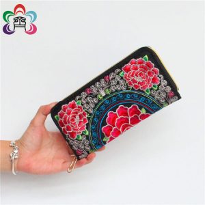 Embroidered Wallet