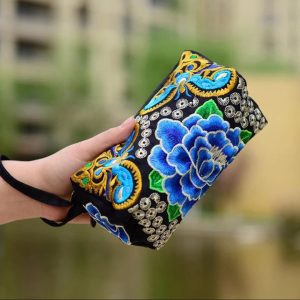 Embroidered Clutch
