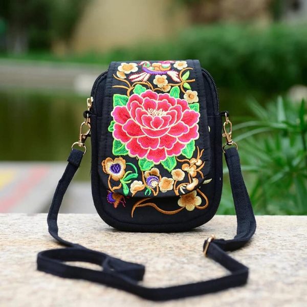 Embroidered Crossbody Bag - Image 2