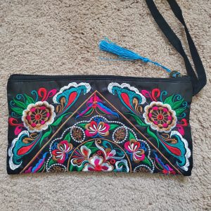 Embroidered Clutch