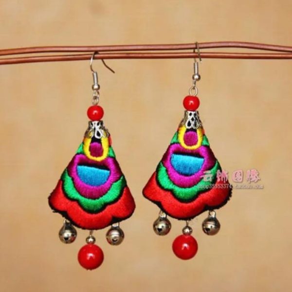 Embroidered Earrings - Image 2