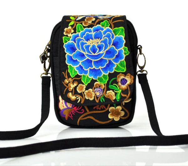 Embroidered Crossbody Bag - Image 3