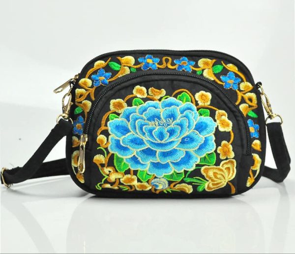 Embroidered Crossbody Bag - Image 4