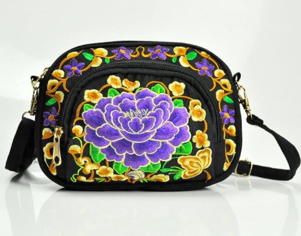 Embroidered Crossbody Bag - Image 5