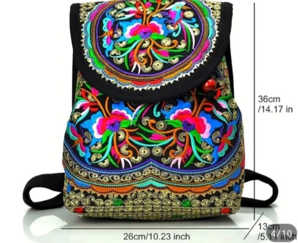 Embroidered Backpack - Image 2