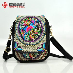 Embroidered Crossbody Bag