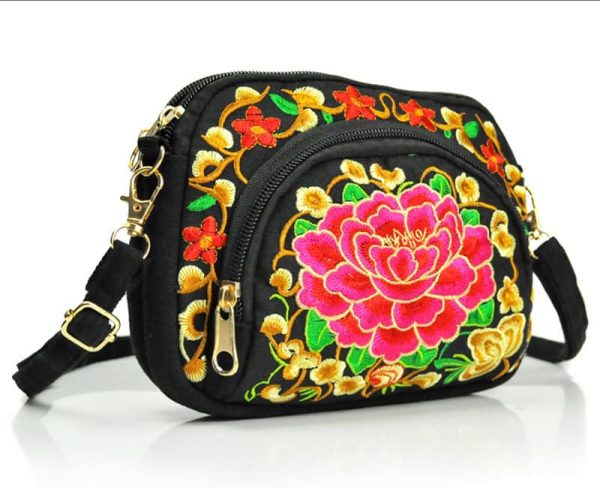 Embroidered Crossbody Bag - Image 2