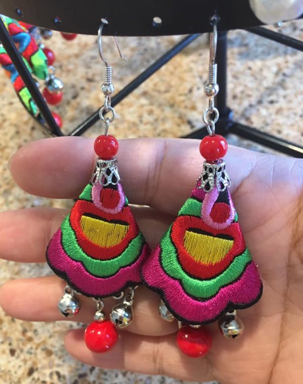 Embroidered Earrings - Image 5