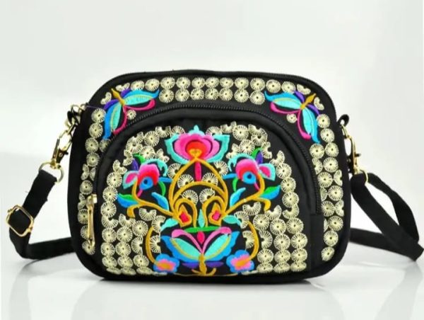 Embroidered Crossbody Bag - Image 6