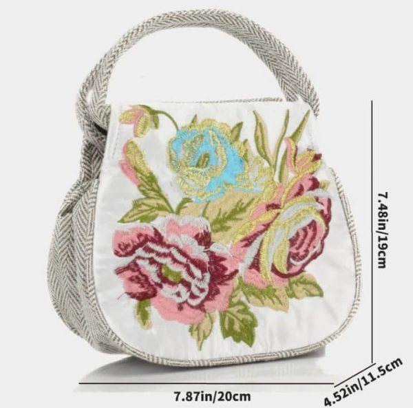 Embroidered Handbag - Image 6