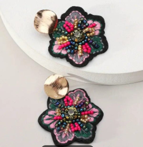 Embroidered Earrings - Image 6