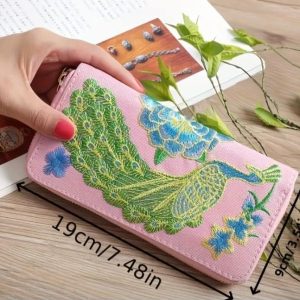 Embroidered Wallet