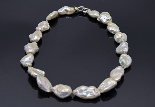 Freshwater Baroque Pearl Necklace Set (2 Items) - Image 2
