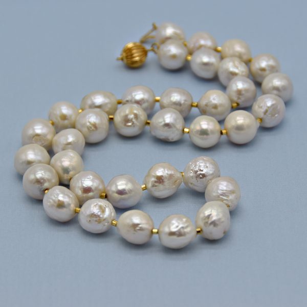 Freshwater Baroque Pearl Necklace - Image 3