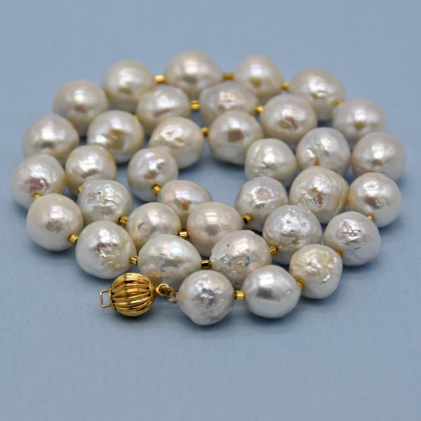 Freshwater Baroque Pearl Necklace - Image 2