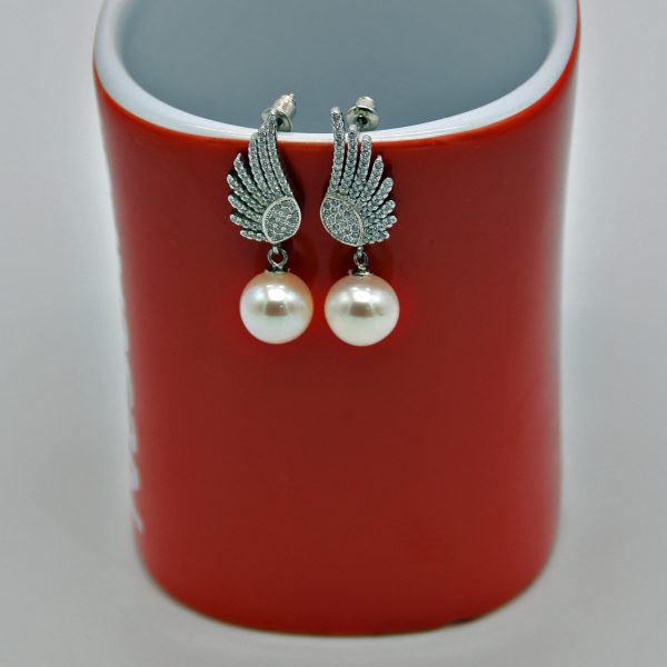 Freshwater Pearl Earrings - Image 2