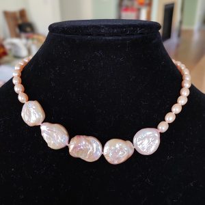 Freshwater Baroque Pearl Necklace Set (2 Items)