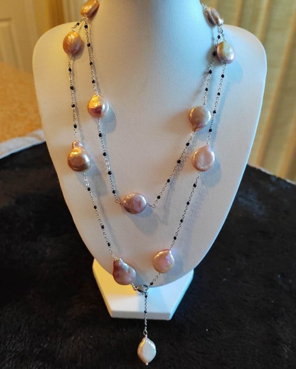 Freshwater Baroque Pearl Necklace - Image 2