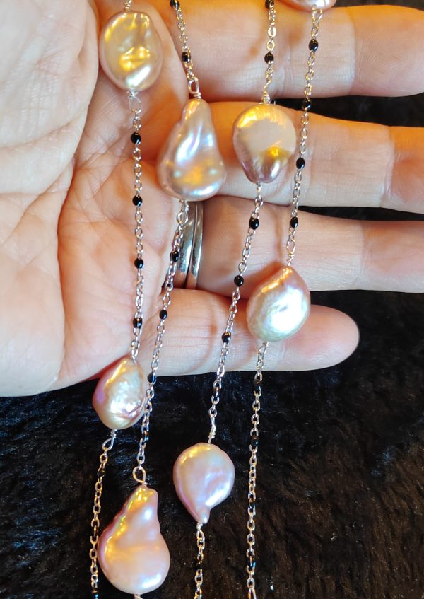 Freshwater Baroque Pearl Necklace - Image 3