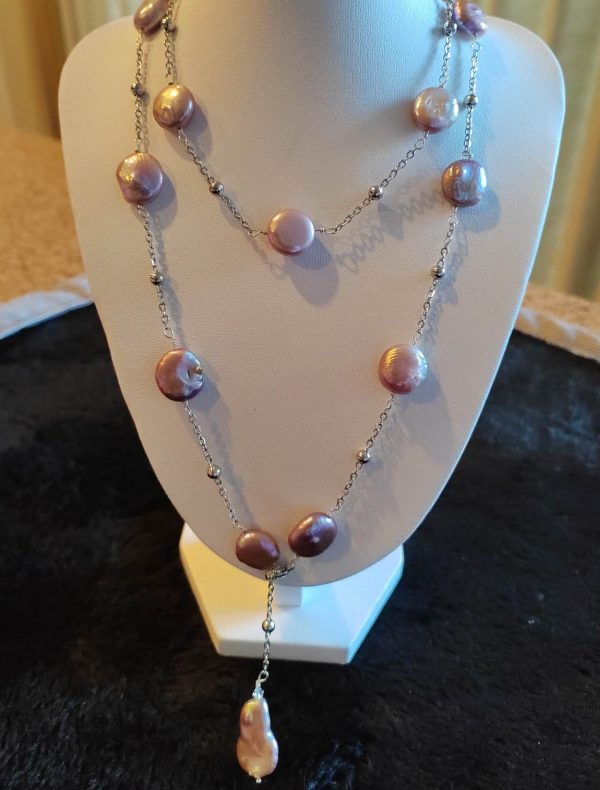 Freshwater Baroque Pearl Necklace - Image 11