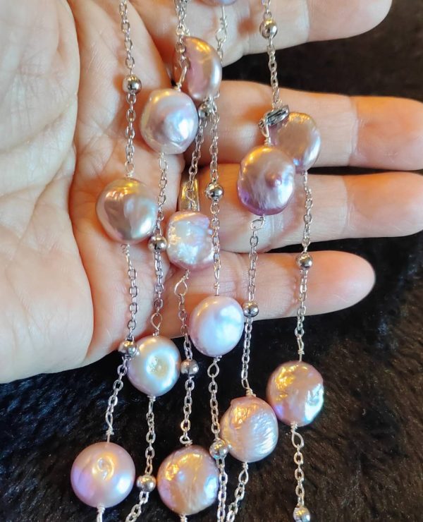 Freshwater Baroque Pearl Necklace - Image 12