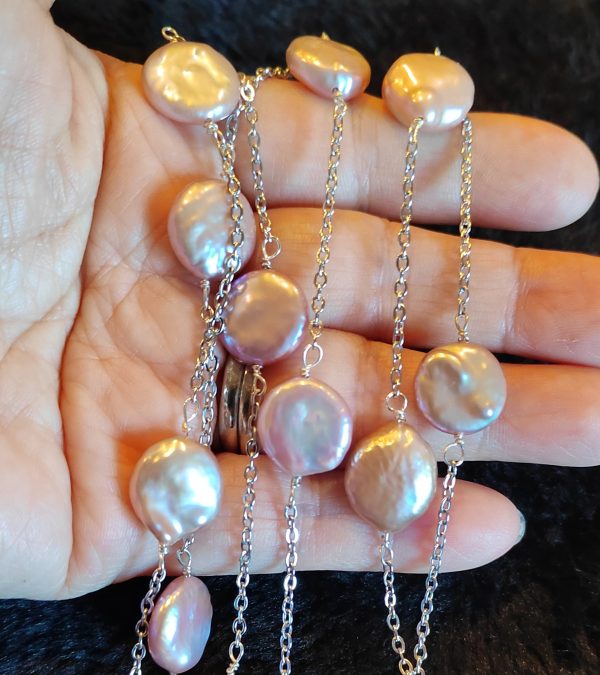 Freshwater Baroque Pearl Necklace - Image 15