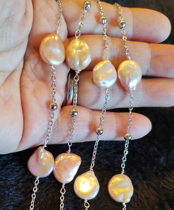 Freshwater Baroque Pearl Necklace - Image 6