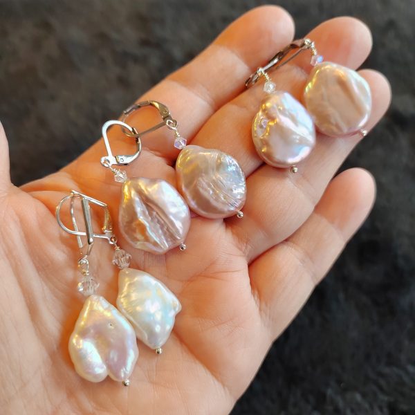 Freshwater Baroque Pearl Earrings - Image 6