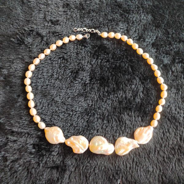 Freshwater Baroque Pearl Necklace Set (2 Items) - Image 3