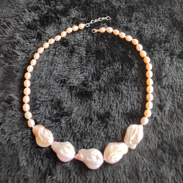 Freshwater Baroque Pearl Necklace - Image 3